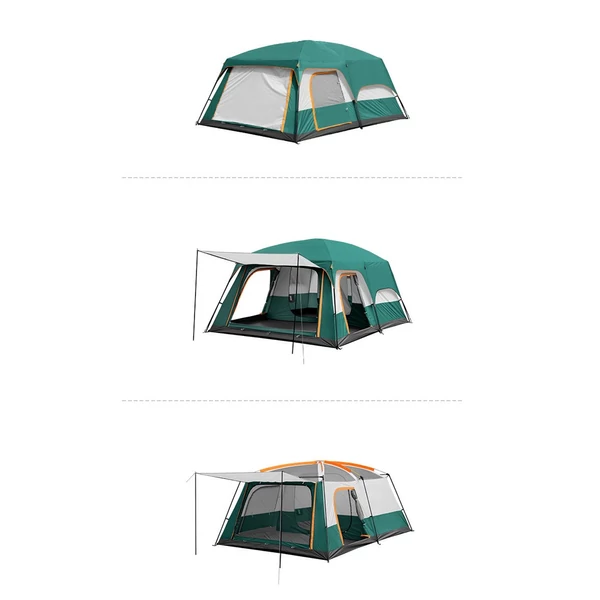 Outdoor Travel Camping Sátor 8-12 fő részére, Vízálló sátor - Keki