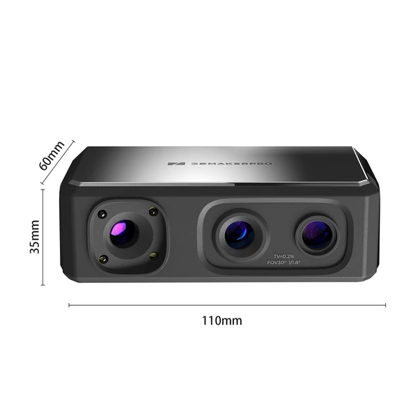 3DMakerpro Seal Lite 3D szkenner 3D nyomtatóhoz Android/iOS/Win10/MacOS rendszerrel okostelefonnal és laptoppal kompatibilis - Standard