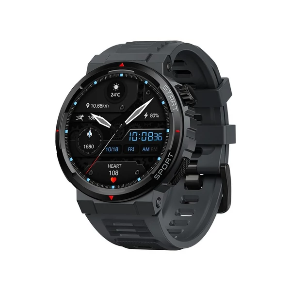 Zeblaze Ares 3 Plus Fitness & Wellness okosóra – 1,48 hüvelykes kijelző, 24 órás egészségfigyelés, több mint 100 sportolási mód - Zöld