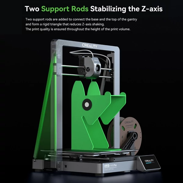 Creality Ender 3 V3 Plus 3D nyomtató 600 mm/s, nagy sebességű automatikus szintező, nagy nyomtatási méret 300x300x330 mm