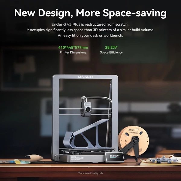 Creality Ender 3 V3 Plus 3D nyomtató 600 mm/s, nagy sebességű automatikus szintező, nagy nyomtatási méret 300x300x330 mm