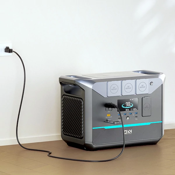 DaranEner NEO1500 PRO hordozható erőmű, 1800 W 1382 Wh tartalék lítium akkumulátoros napelemes generátor