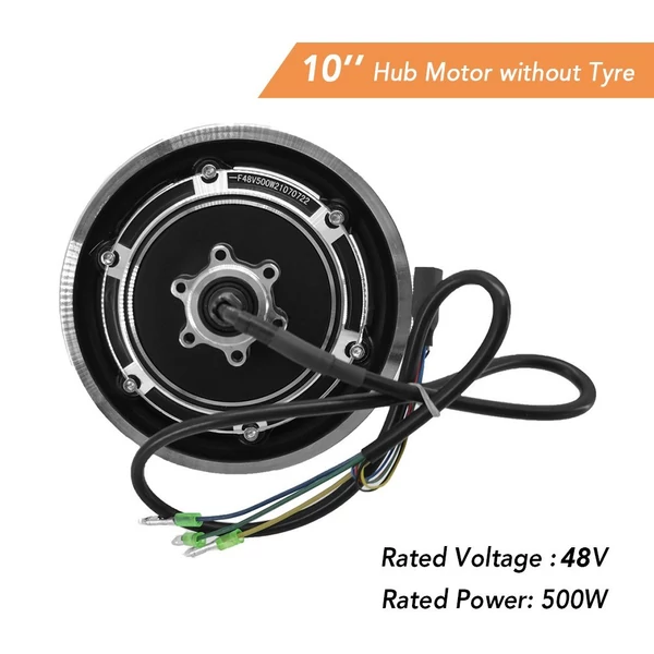 48V 500W 10 hüvelykes kefe nélküli tárcsafék-agy motor