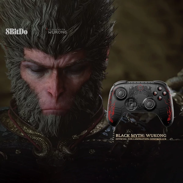 8Bitdo és WUKONG vezeték nélküli vezérlő Windows PC-hez és Androidhoz – Hall Metal joystick