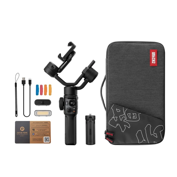 ZHIYUN SMOOTH 5S AI PRO kézi 3 tengelyes karmantyú stabilizátor telefonhoz, vloghoz, gimbalhoz