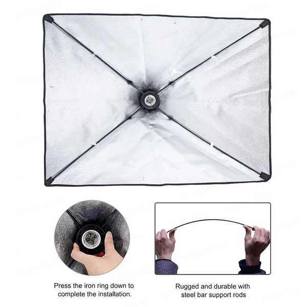 Andoer Stúdió fényképészeti lámpakészlet, Softbox világítási készlet