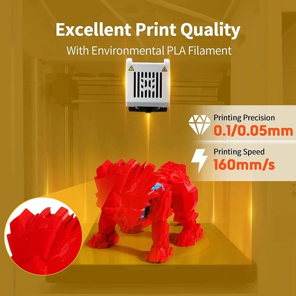 X-Maker 3D nyomtató szintezés nélküli ágy 150x150x150 mm építési térfogat 300 mm/s nyomtatási sebesség