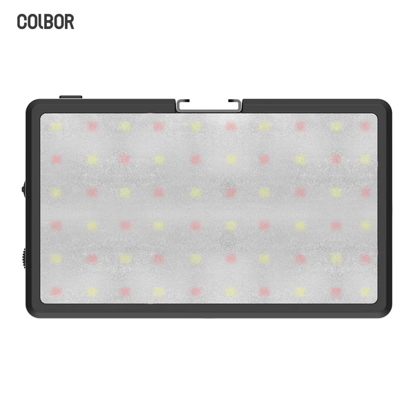 COLBOR PL8R zsebes RGB videolámpa, 2700K-6500K fényképezési LED-es kitöltőfénypanel