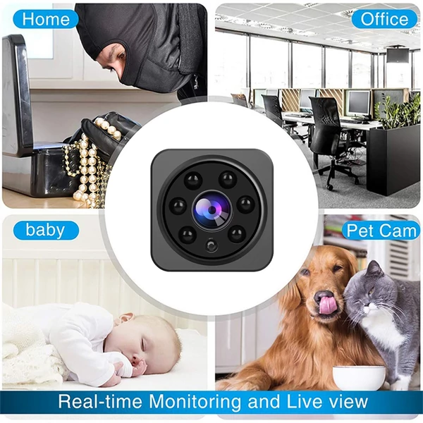 S3 1080P Mini vezeték nélküli biztonsági kamera, intelligens WiFi kamera, monitor kamera