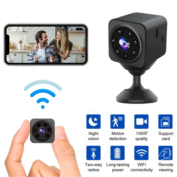 S3 1080P Mini vezeték nélküli biztonsági kamera, intelligens WiFi kamera, monitor kamera