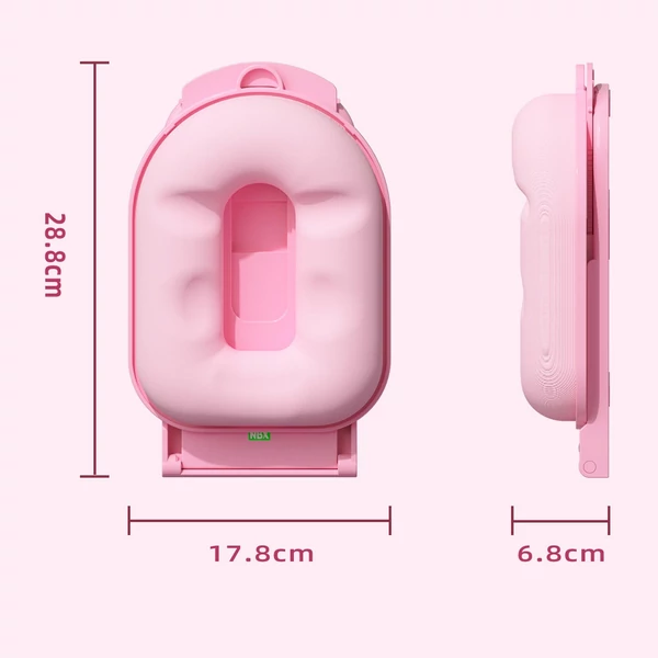 NBX Nap alvópárna ebédszünetre, asztali alvó diák, irodai fejtámla - Pink