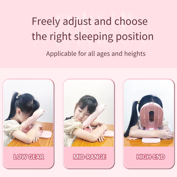 NBX Nap alvópárna ebédszünetre, asztali alvó diák, irodai fejtámla - Pink
