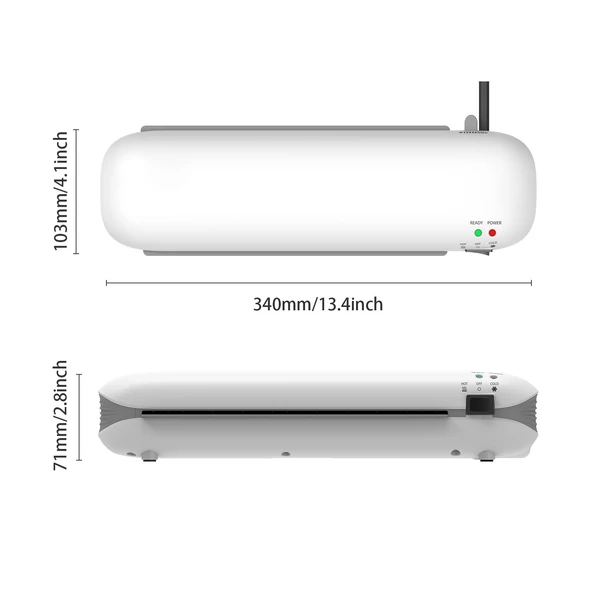 SL288 A4-es laminálógép, 9 hüvelykes termikus laminálógép