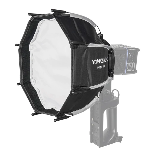 YONGNUO mini-D30 30 cm-es mini nyolcszögletű Softbox eltávolítható diffúzorszövet méhsejt rácsos tárolótáskával