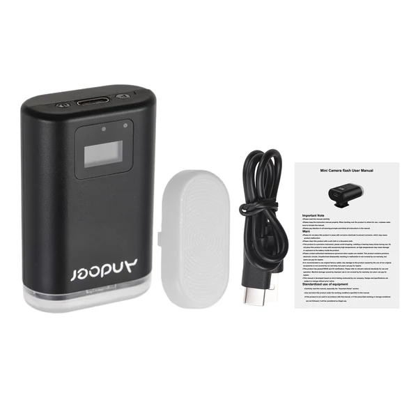 Andoer S12 univerzális mini fényképezőgép vaku, GN12 fényképezőgép vaku