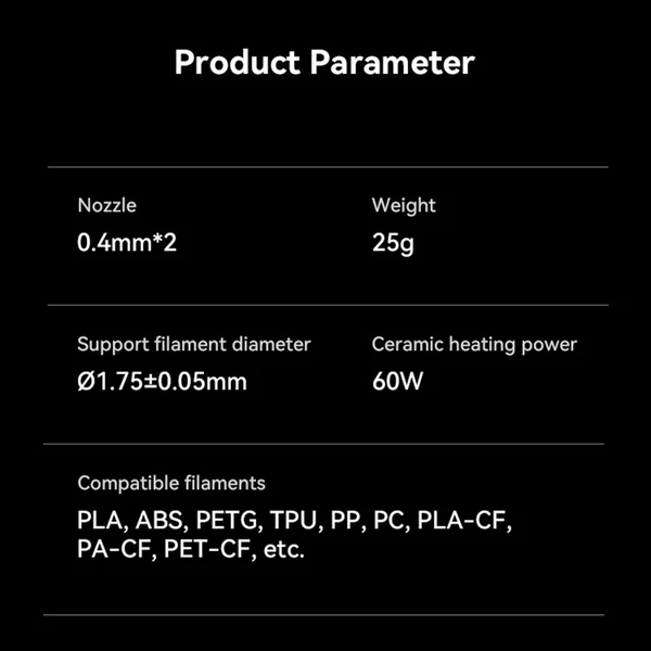 Creality kerámia fűtőblokk készlet Ender-3 V3 KE 3D nyomtatóhoz