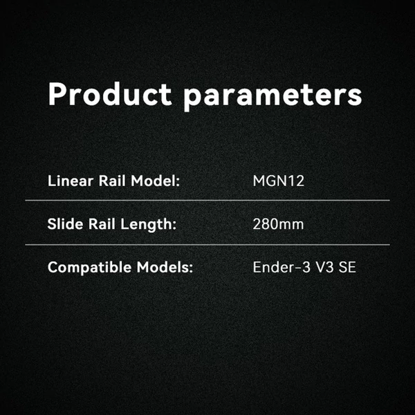 Creality 4003010024 továbbfejlesztett Ender-3 V3 SE lineáris sínvezető készlet
