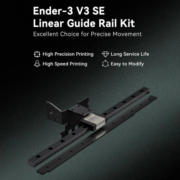Creality 4003010024 továbbfejlesztett Ender-3 V3 SE lineáris sínvezető készlet
