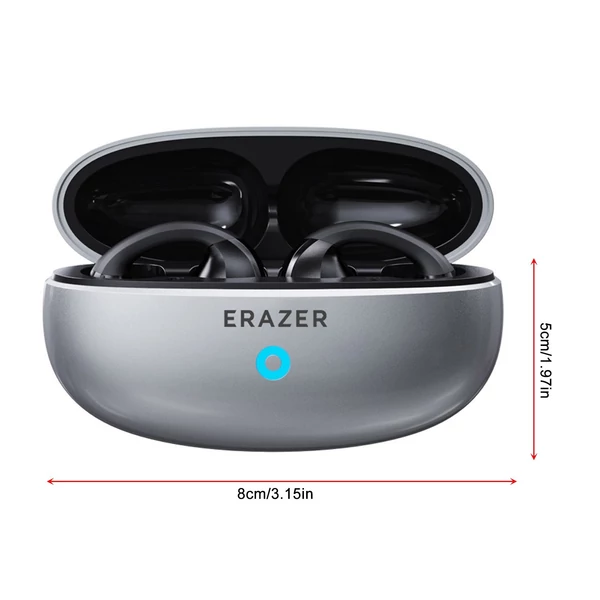ERAZER XT83PRO fülkapcsos fejhallgató, BT 5.4 nyitott vezeték nélküli fülhallgató - Fekete