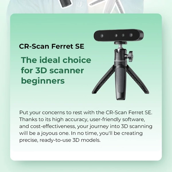 Creality CR-Scan Ferret SE hordozható és kézi 3D szkenner