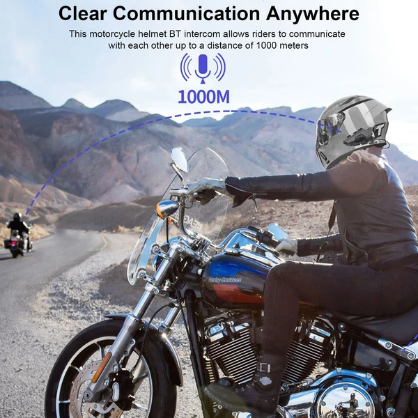 Hysnox H9 motoros sisak, 1000 méteres intercom hatótáv, BT5.1 kihangosító interfon - Karbon, 1 db
