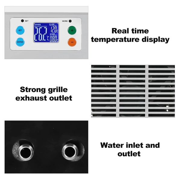 100 W-os 30 literes kisméretű akvárium vízmelegítő és hűtő