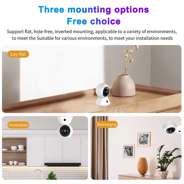 K11 1080P beltéri vezeték nélküli biztonsági kamera, 2.4G/5G intelligens WiFi