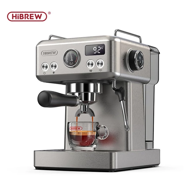 HiBREW H10A félautomata eszpresszó kávéfőző（Ezüst)