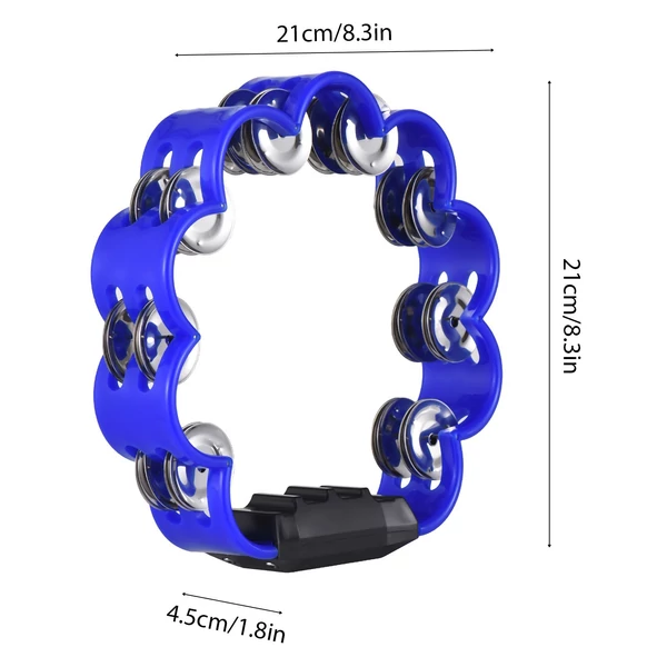 Double Jingles tambura – Kellemes csilingelő hang felnőtteknek - Kék