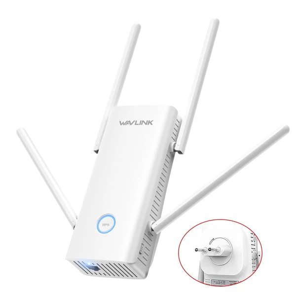 WAVLINK AX3000 WiFi bővítő 4 antennás jelerősítővel otthoni használatra