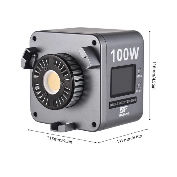 BAFANG BF-100W kompakt COB videolámpa, 100W LED kitöltőlámpa