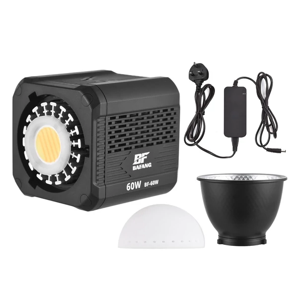 BAFANG BF-60W kompakt COB videolámpa, 60W LED kitöltő lámpa