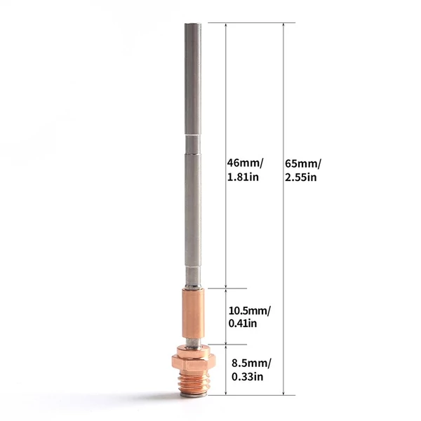 Frissítési réz titán ötvözet Throat Hotend készlet, amely kompatibilis a Prusa MK4 3D nyomtatóval