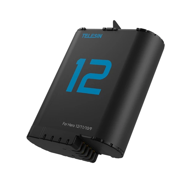 TELESIN sportkamera akkumulátor, 1720 mAh kapacitás, teljes dekódolt gyorstöltés