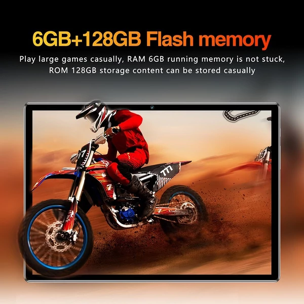 10,1 hüvelykes táblagép, 1960*1080 nagyméretű kijelző, Android 13, MT6797, 6 GB+128 GB - Arany