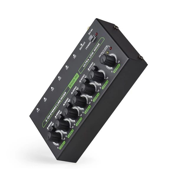 MAX600-PRO 6 csatornás mini audio keverő