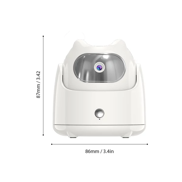 Q5 AI automatikus arckövető karmantyú, asztali szelfi stabilizátor telefonos robotkamera számára - Fehér