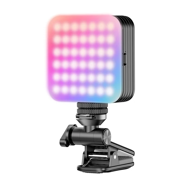 D12S Mini RGB kitöltő lámpa, LED videolámpa