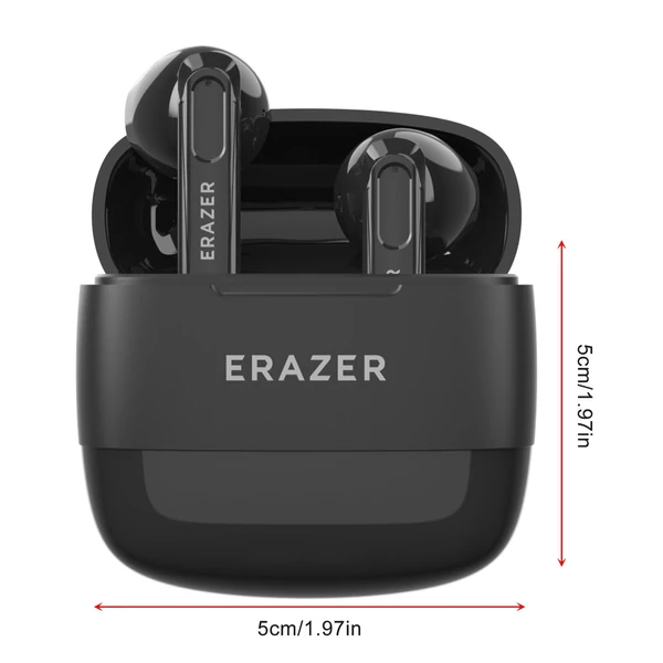 ERAZER XT98PRO True vezeték nélküli fülhallgató, intelligens zajcsökkentés, BT 5.3 fejhallgató - Fekete