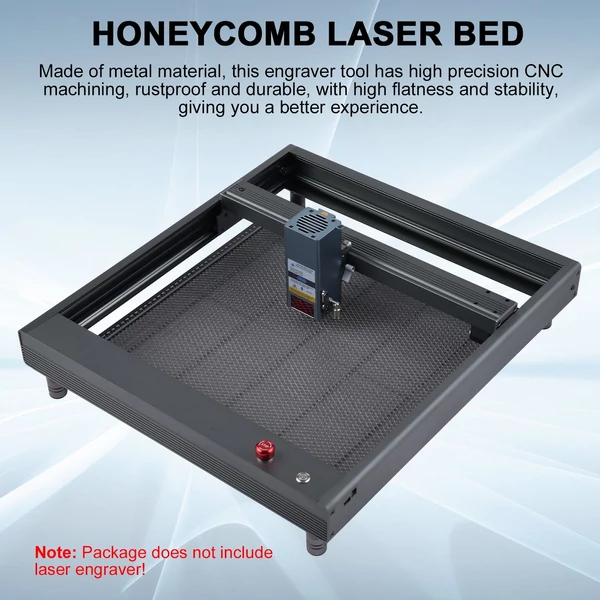 Méhsejt lézeres ágy, 460 * 460 mm alumínium ötvözet méhsejt lézeres vágószőnyeg