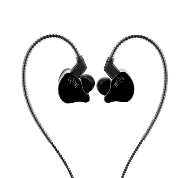 CCZ Melody In-Ear Monitor fülhallgató, zajszűrés, színpadi dinamikus fejhallgató - Fekete, C típus
