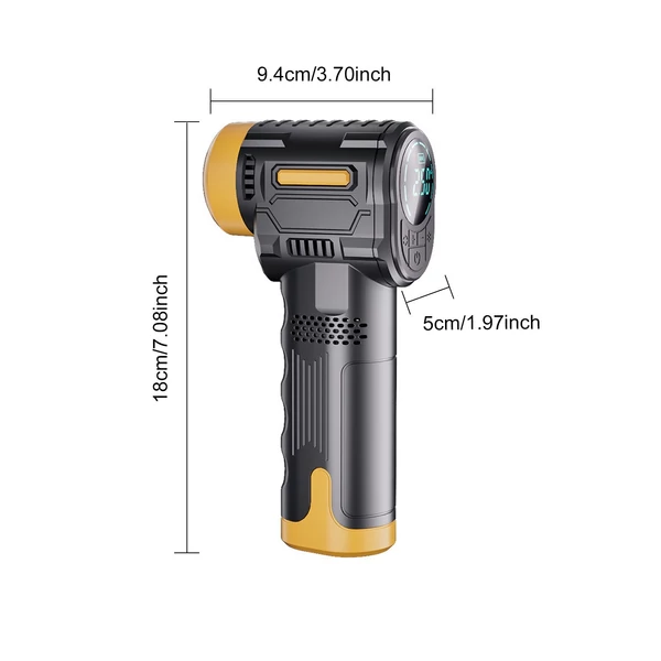 Kézi gumiabroncs felfújó, hordozható légkompresszor elektromos légszivattyú autógumihoz