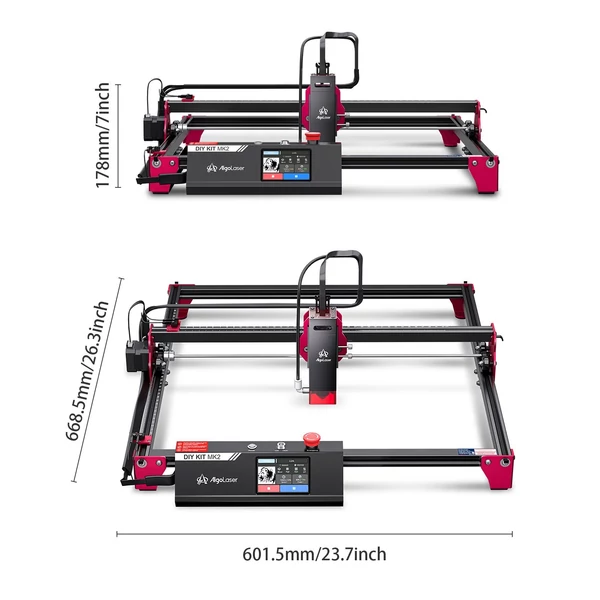 ALgolaser DIY KIT MK2 lézergravírozó 5W lézerteljesítmény