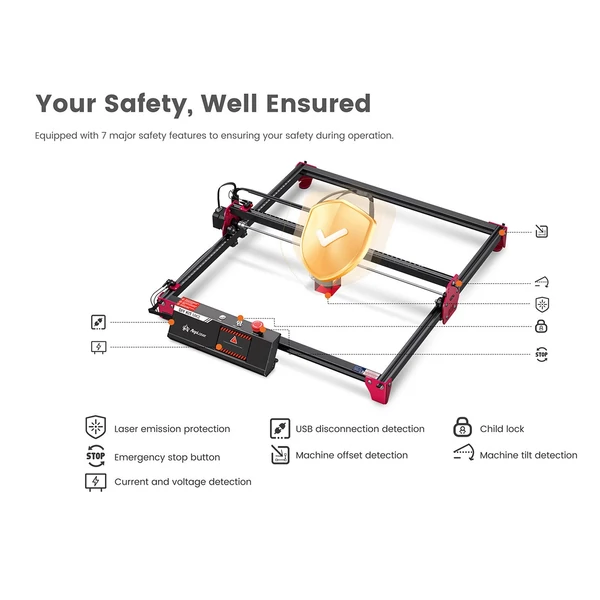 ALgolaser DIY KIT MK2 lézergravírozó 5W lézerteljesítmény