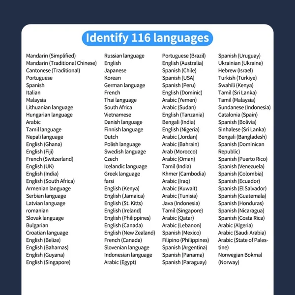 M1 vezeték nélküli hangfordító mesterséges intelligencia egér - Fehér