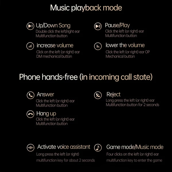 Lenovo EA305 nyitott, vezeték nélküli BT5.4 fejhallgató, rendkívül nagy membrán - Fekete