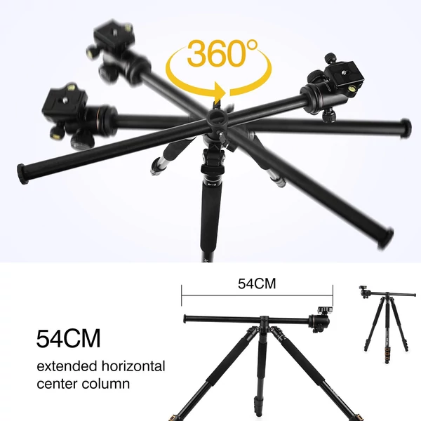 Andoer TTT-004 200cm alumínium ötvözet kameraállvány