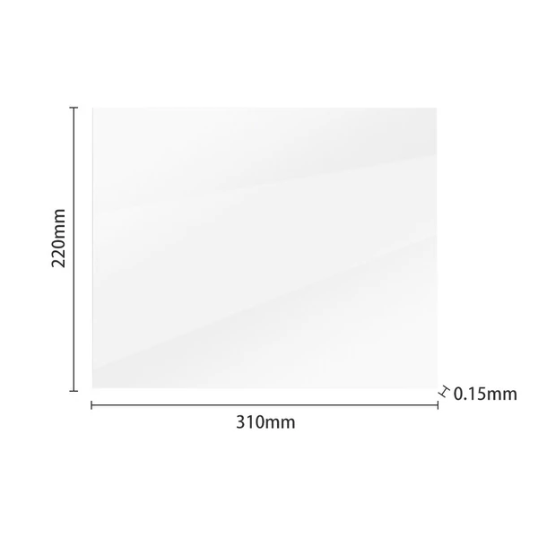 Creality 5db FEP-Basic fólia, 220*310*0,15mm kioldófólia