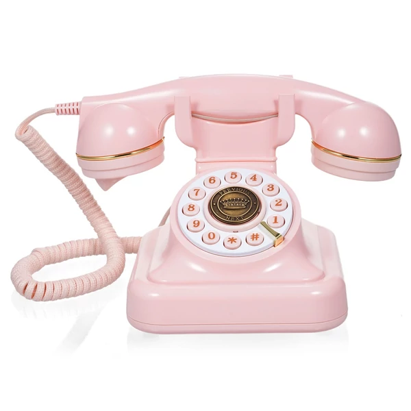 Hangüzenet-könyv, Hangfelvétel, Vintage telefonrögzítő - Pink