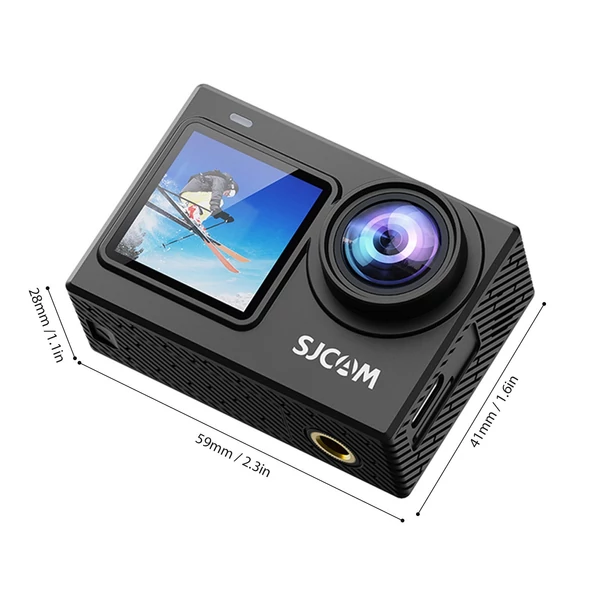 SJCAM SJ6PRO 4K 60fps akciókamera, kétképernyős WiFi sportkamera